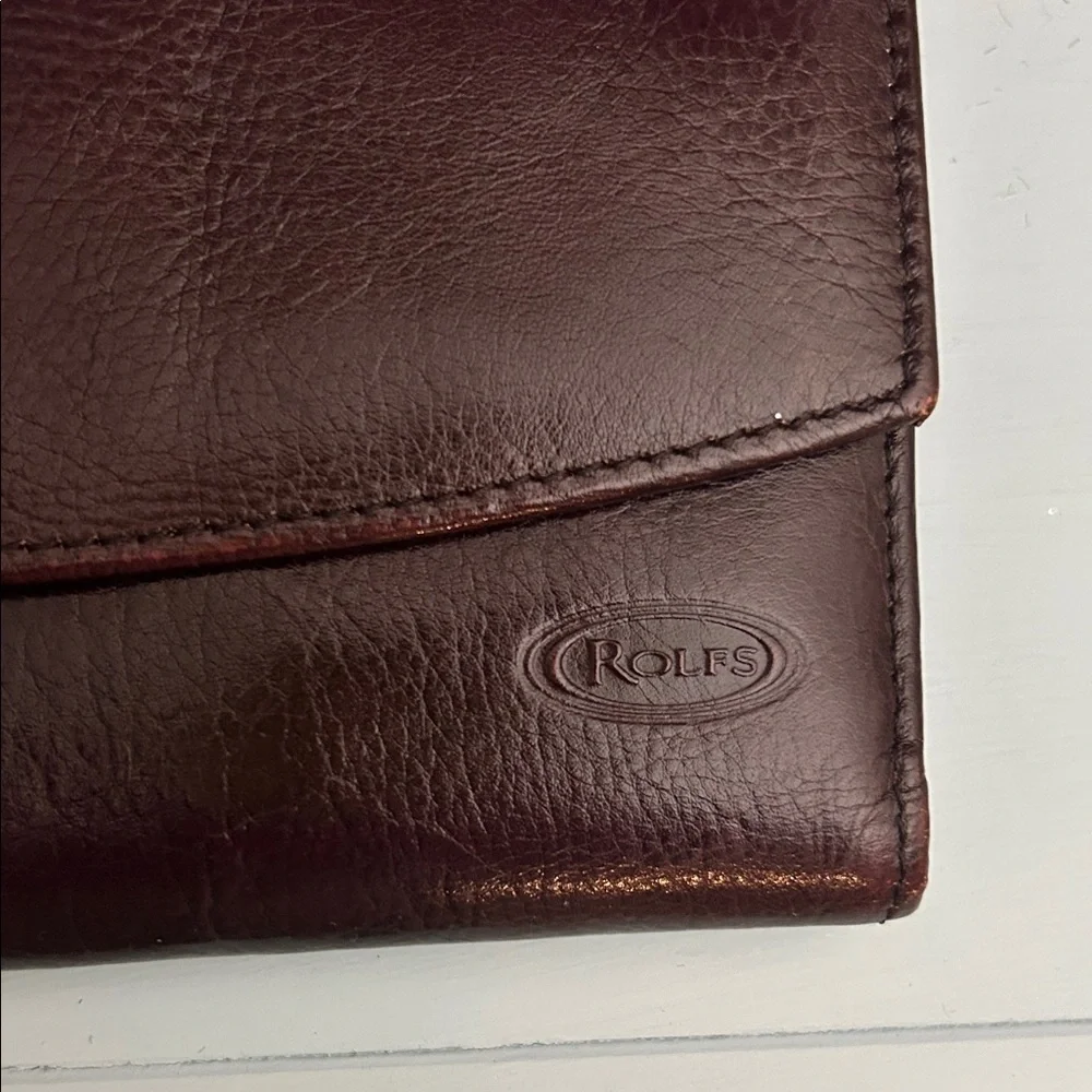 Rolfs Rich Brown/maroon  Leather wallet